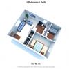 1 Bedroom 1 Bath